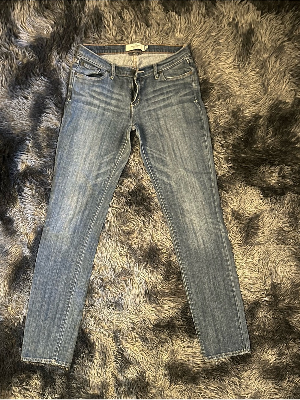 Abercrombie & Fitch Skinny Jeans - Light Blue Wash